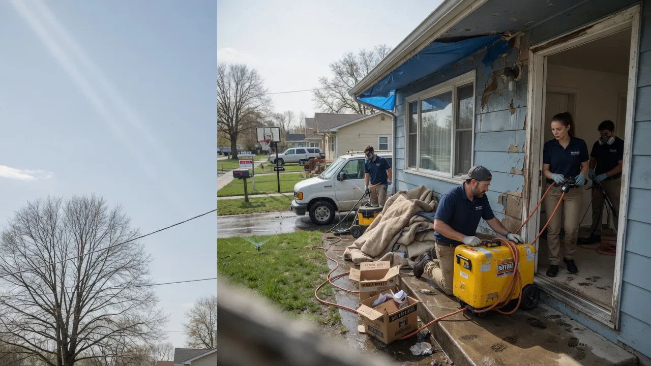 Basement Flood Cleanup in Hampshire, IL near me